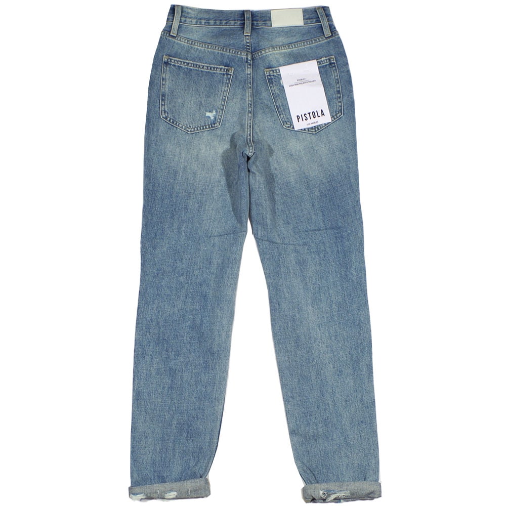 Pistola Denim (ピストラデニム) PRESLEY HIGH RISE RELAXED ROLLER Los Feliz リラックスダメージデニム