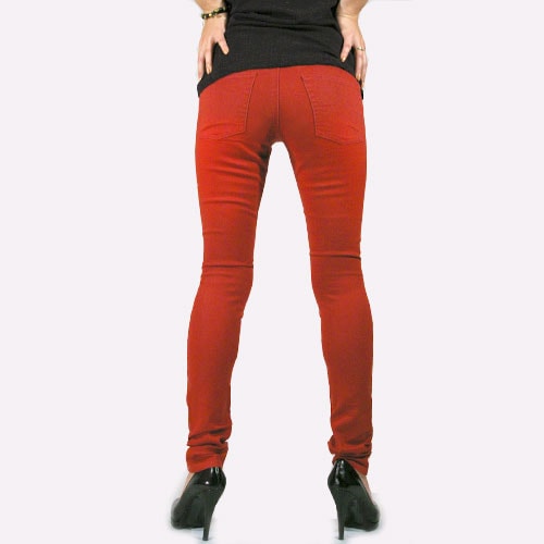 Cheap Monday（チープマンデー） SLIM Low-Rise Skinny Rocking Red スキニーデニム