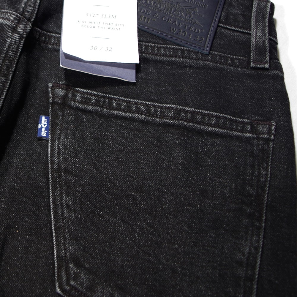 Levi's Made&Crafted (リーバイスメイドアンドクラフテッド) 511 SLIM Black Bill ブラックスリムストレート