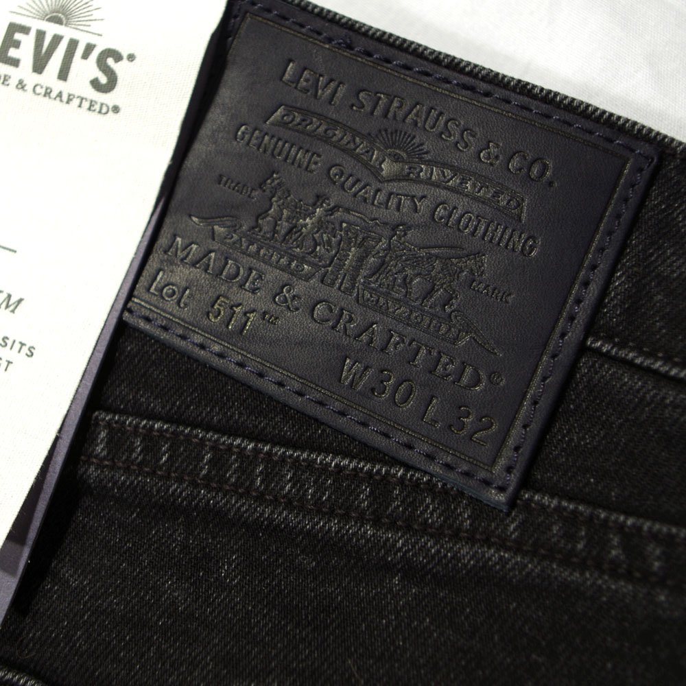 Levi's Made&Crafted （リーバイスメイドアンドクラフテッド） 511 SLIM Black Bill ブラックスリムストレート