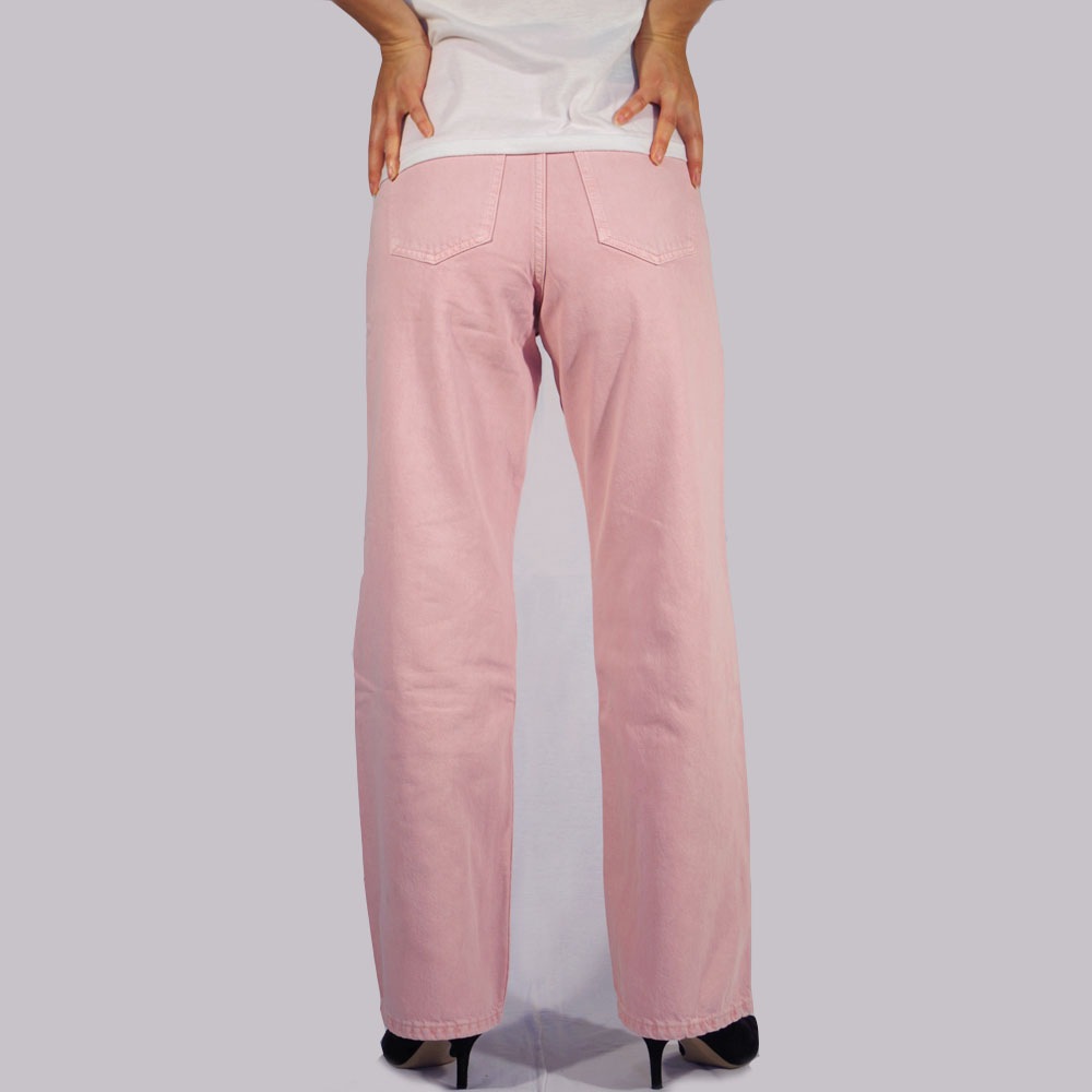 DR DENIM(ドクターデニム) ECHO Sky High Wide Leg Washed Pink ピンク ワイドデニム