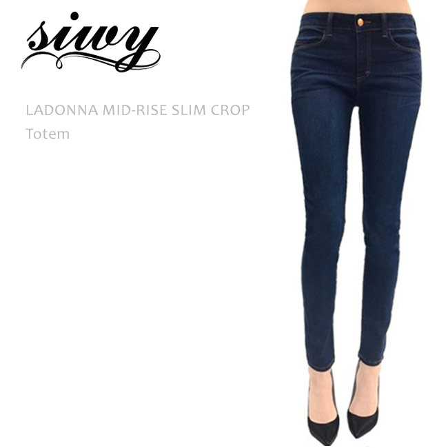 Siwy（シィーウィー） LADONNA MID-RISE SLIM CROP Totem スキニーデニム