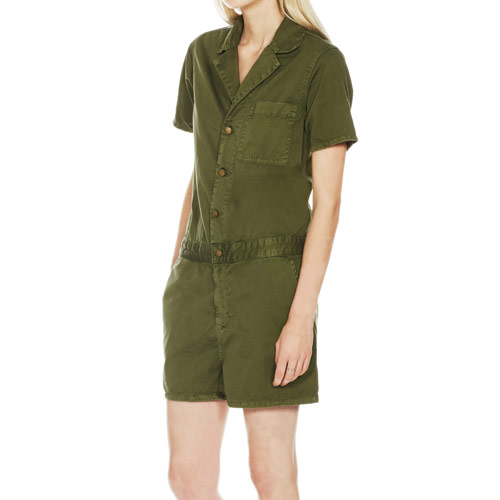 Current Elliott（カレントエリオット） THE ENGINEER SHORTALL Army Green サロペット