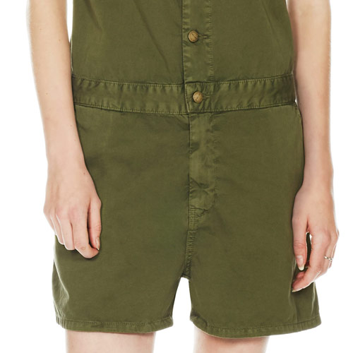 Current Elliott（カレントエリオット） THE ENGINEER SHORTALL Army Green サロペット