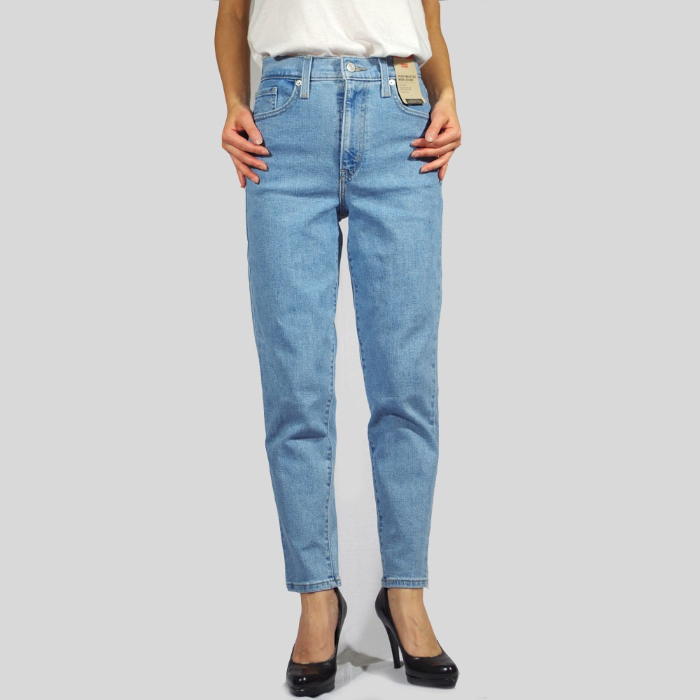 Levi's （リーバイス）HIGH-WAISTED MOM JEANS Summer Stray テーパードデニム