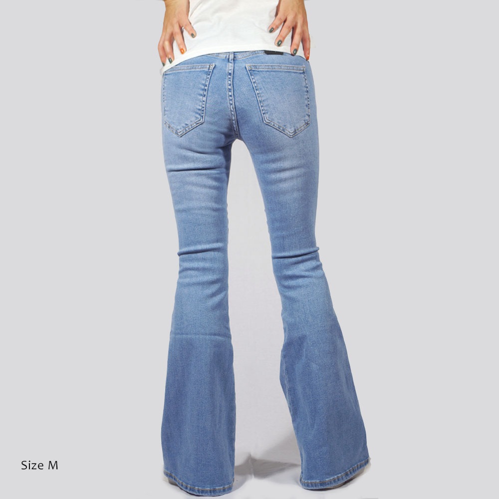 DR DENIM（ドクターデニム）　MACY Super Skinny Flared Pyke Light Blue スキニーフレア