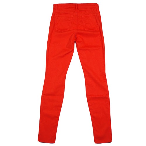 J Brand（ジェイブランド・ジェーブランド）485 MID RISE SUPER SKINNY Torch Red スキニーパンツ