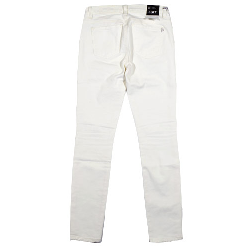 Siwy(シィーウィー) LAUREN MID RISE CROP SKINNY Double Cream スキニーデニム