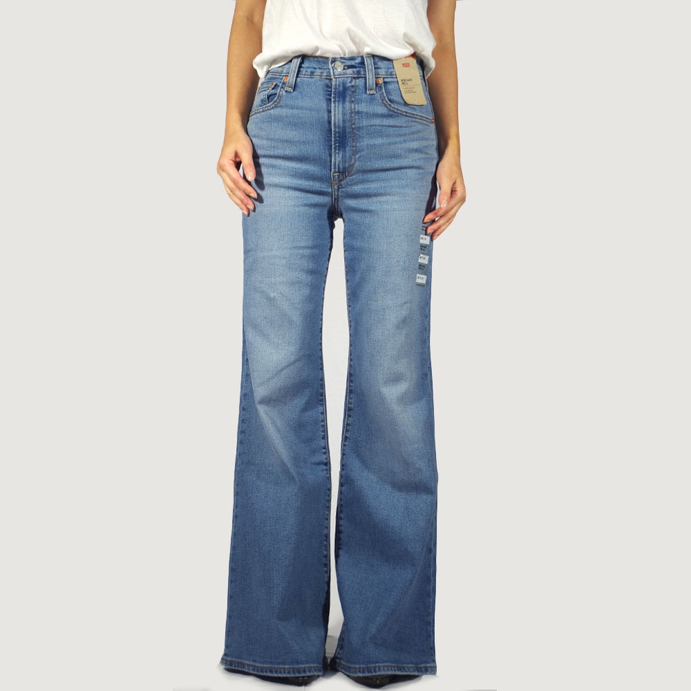 【本日お値下げ】RE/DONE リダン　Levi's　フレアデニム 26 RIBCAGEフレア【自宅で試着、返品送料無料】(24 中濃加工色