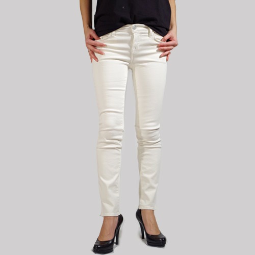 J Brand(ジェイブランド・ジェーブランド)8312 MID RISE CROPPED RAIL Tropez ホワイトスキニー