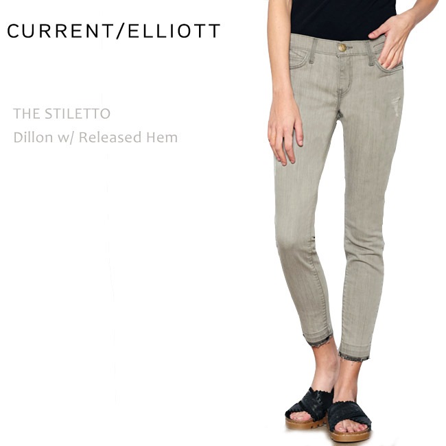 Current Elliott（カレントエリオット） THE STILETTO Dillon w/Released Hem スキニーデニム