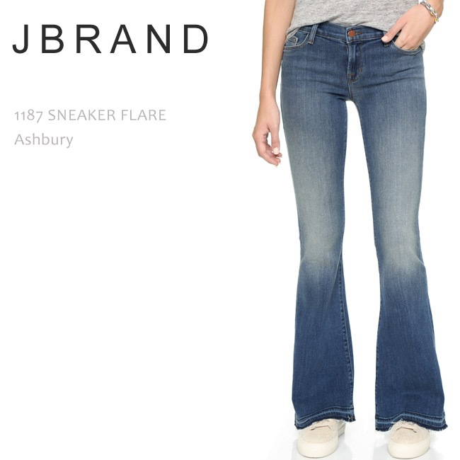 J Brand（ジェイブランド・ジェーブランド）1187 MID RISE SNEAKER FLARE Ashbury フレアーデニム
