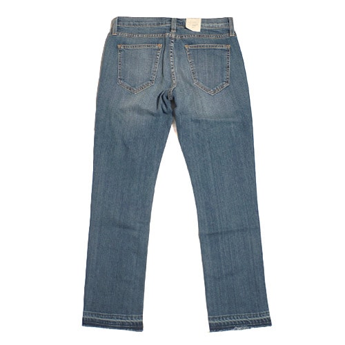 Current Elliott（カレントエリオット） THE CROPPED STRAIGHT Propeller w/Released Hem ストレートデニム