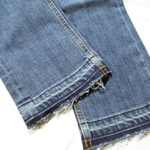 Current Elliott（カレントエリオット） THE CROPPED STRAIGHT Propeller w/Released Hem ストレートデニム