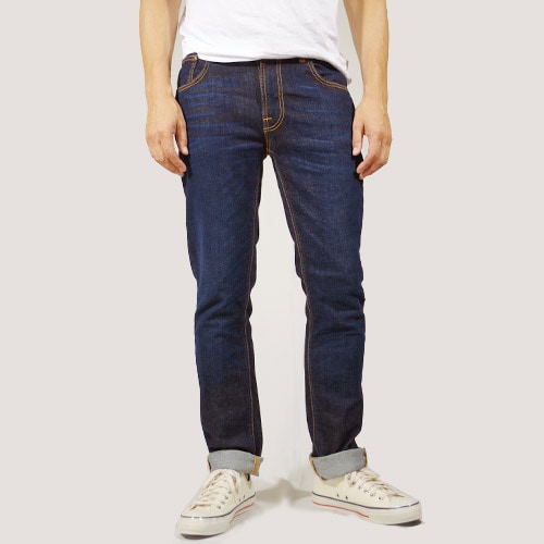NUDIE JEANS（ヌーディー ジーンズ） THIN FINN Dark Navy Dip