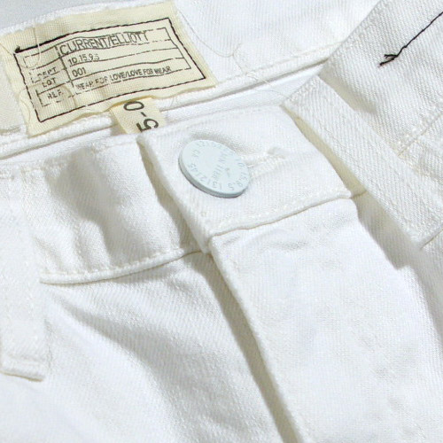 Current Elliott（カレントエリオット） THE MAMATICA Utility White ホワイトスキニー