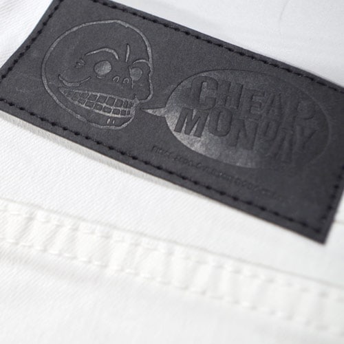 Cheap Monday(チープマンデー) TIGHT MID RISE SLIM SKINNY White Fusion ホワイトスキニーデニム