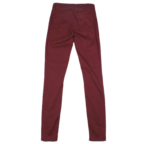 J Brand（ジェイブランド・ジェーブランド）485 MID-RISE SUPER SKINNY Oxblood スキニーパンツ