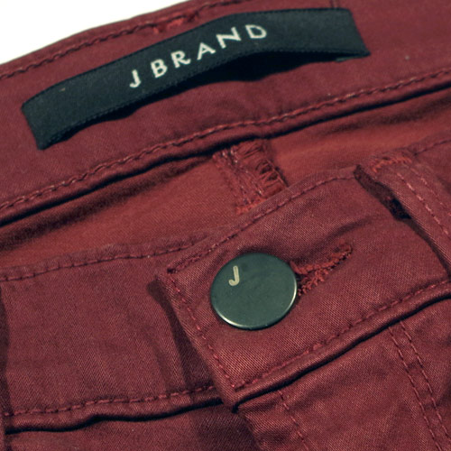 J Brand（ジェイブランド・ジェーブランド）485 MID-RISE SUPER SKINNY Oxblood スキニーパンツ