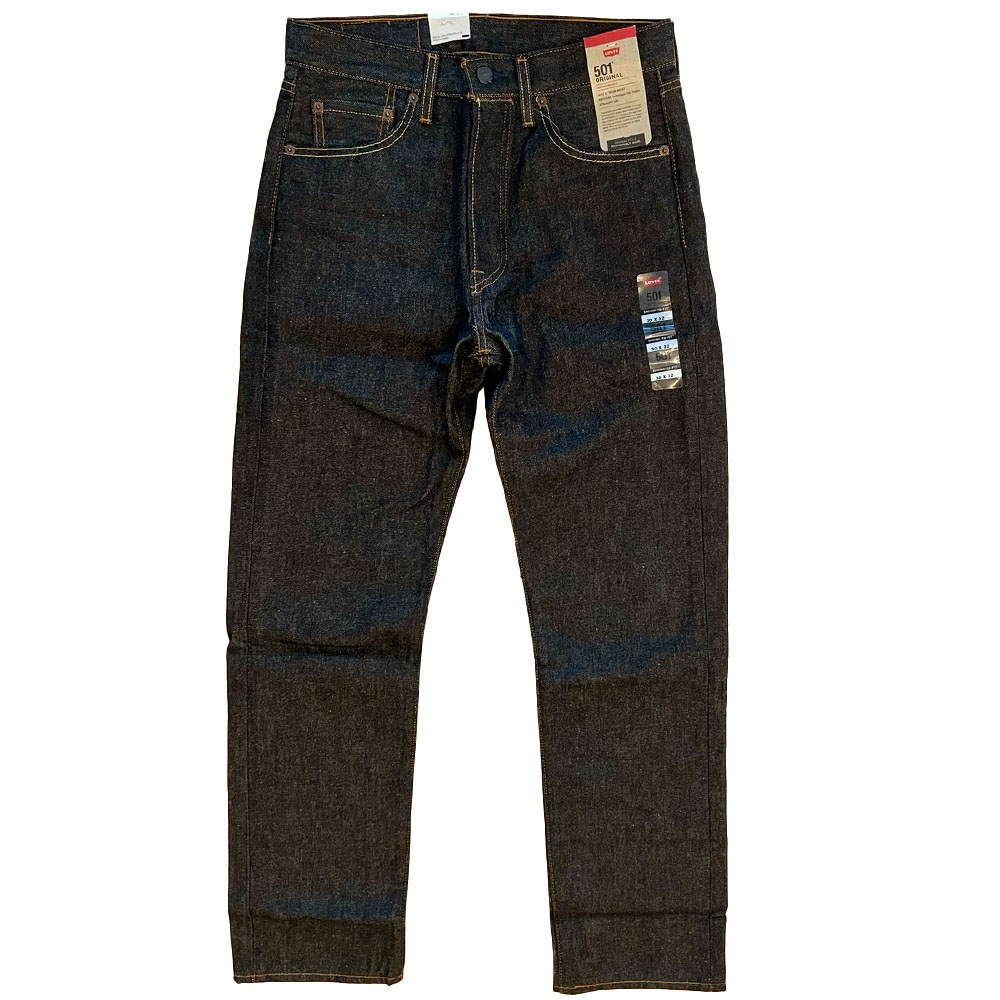 Levi's（リーバイス） 501 ORIGINAL SHRINK-TO-FIT Black ストレートデニム