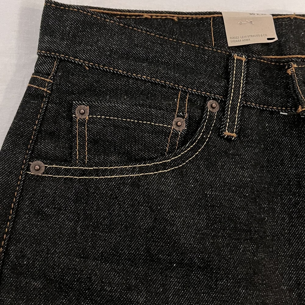 Levi's（リーバイス） 501 ORIGINAL SHRINK-TO-FIT Black ストレートデニム