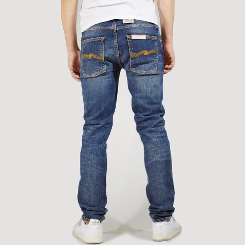 ヌーディージーンズ　Nudie Jeans GRIM TIM ダークブルー NUDIE JEANS（ヌーディー ジーンズ） GRIM TIM Dark Crispy Worn