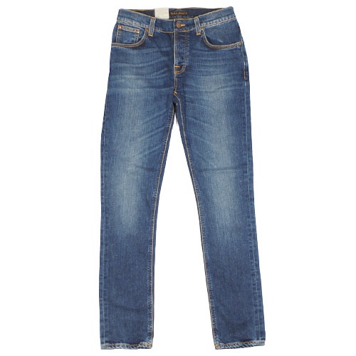 ヌーディージーンズ　Nudie Jeans GRIM TIM ダークブルー Nudie Jeans】 Grim Tim Blue Smoke – Blue Beach Denim