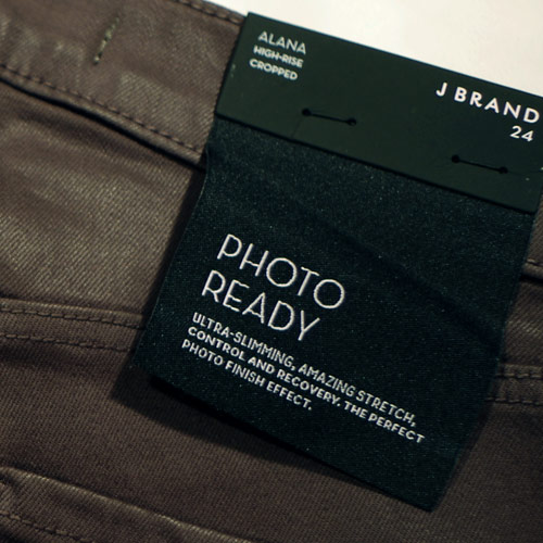 J Brand （ジェイブランド・ジェーブランド） ALANA HIGH RISE CROPPED SKINNY Light Coated Chrome ハイライズスキニー