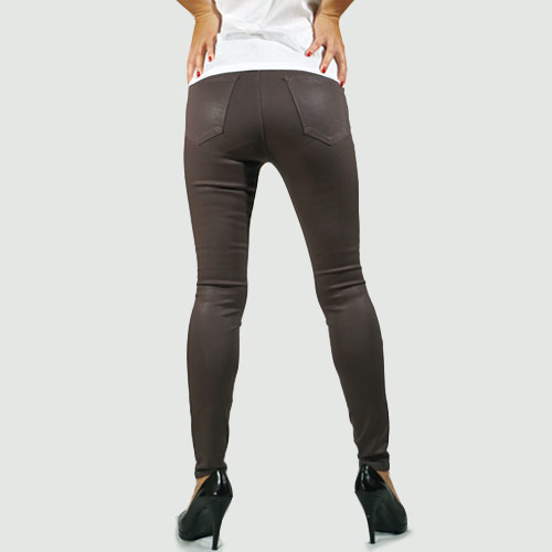 J Brand （ジェイブランド・ジェーブランド） ALANA HIGH RISE CROPPED SKINNY Light Coated Chrome ハイライズスキニー