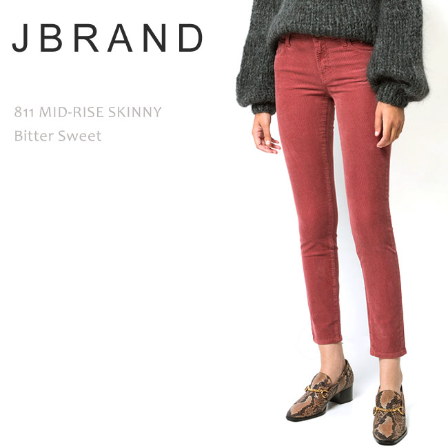 J Brand （ジェイブランド・ジェーブランド） 811 MID RISE SUPER SKINNY Bitter Sweet スキニーパンツ