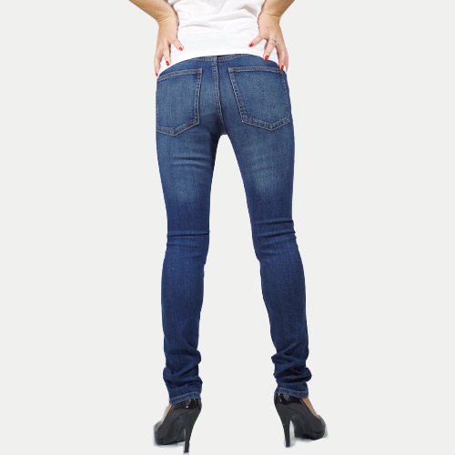 Cheap Monday（チープマンデー） TIGHT MID RISE SLIM SKINNY Pure Blue スキニーデニム