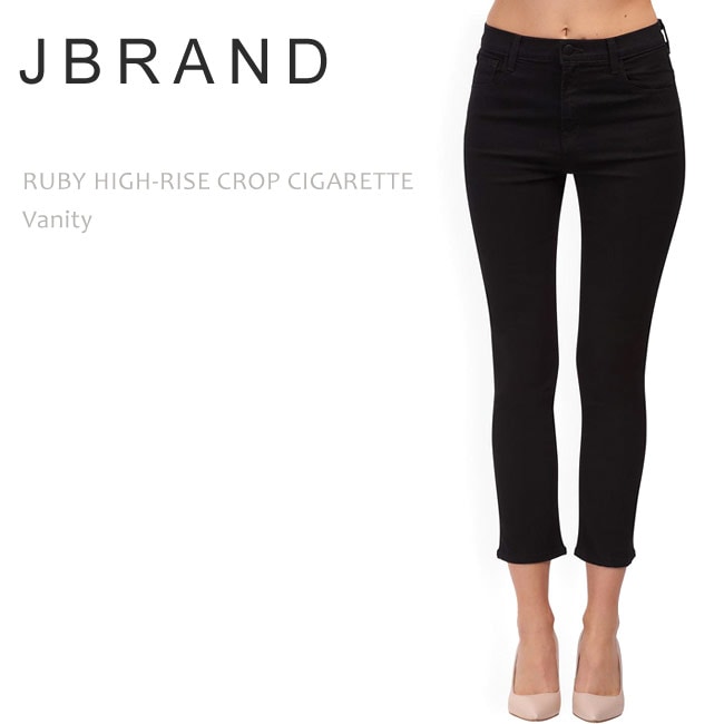J Brand (ジェイブランド・ジェーブランド) RUBY HIGH RISE CROP CIGARETTE Vanity スキニーデニム