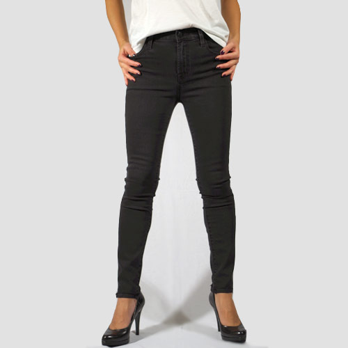 J Brand (ジェイブランド・ジェーブランド) ALANA HIGH RISE CROPPED SKINNY Spatial スキニーデニム