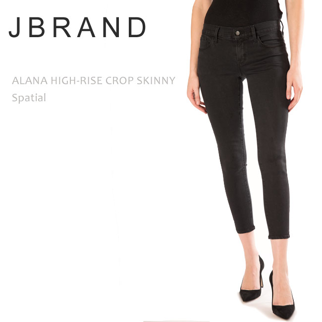 J Brand (ジェイブランド・ジェーブランド) ALANA HIGH RISE CROPPED SKINNY Spatial スキニーデニム
