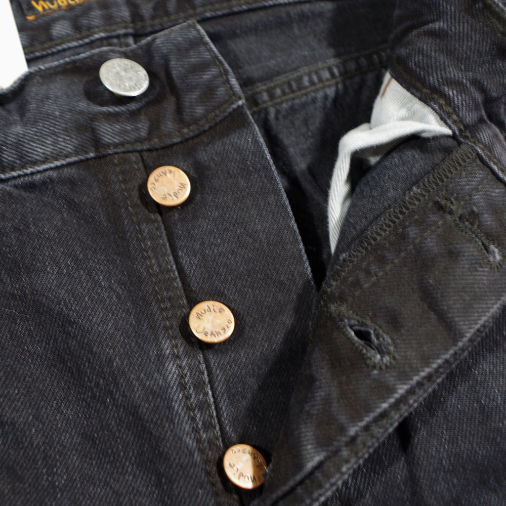 NUDIE JEANS(ヌーディー ジーンズ) RAD RUFUS Vintage Black レギュラーフィット ストレートデニム