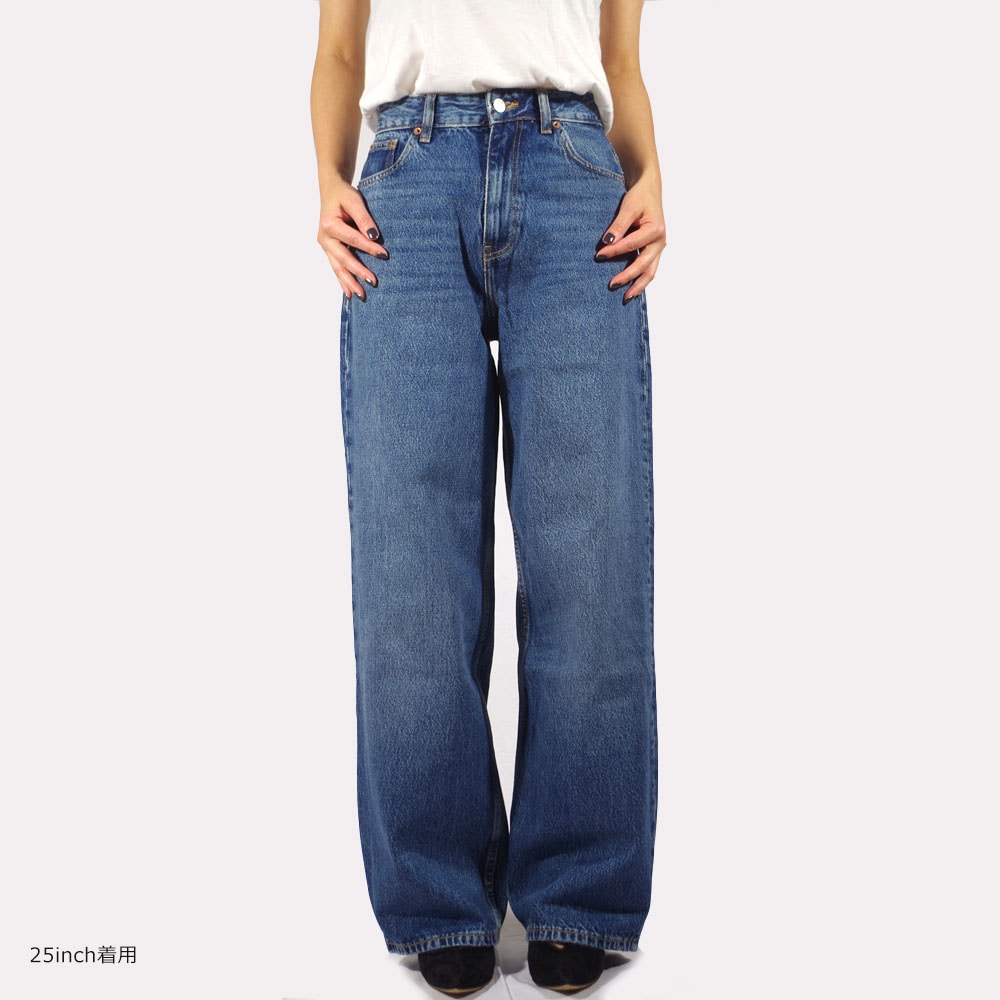 DR DENIM ドクターデニム DONNA Sky High Wide Straight Stream