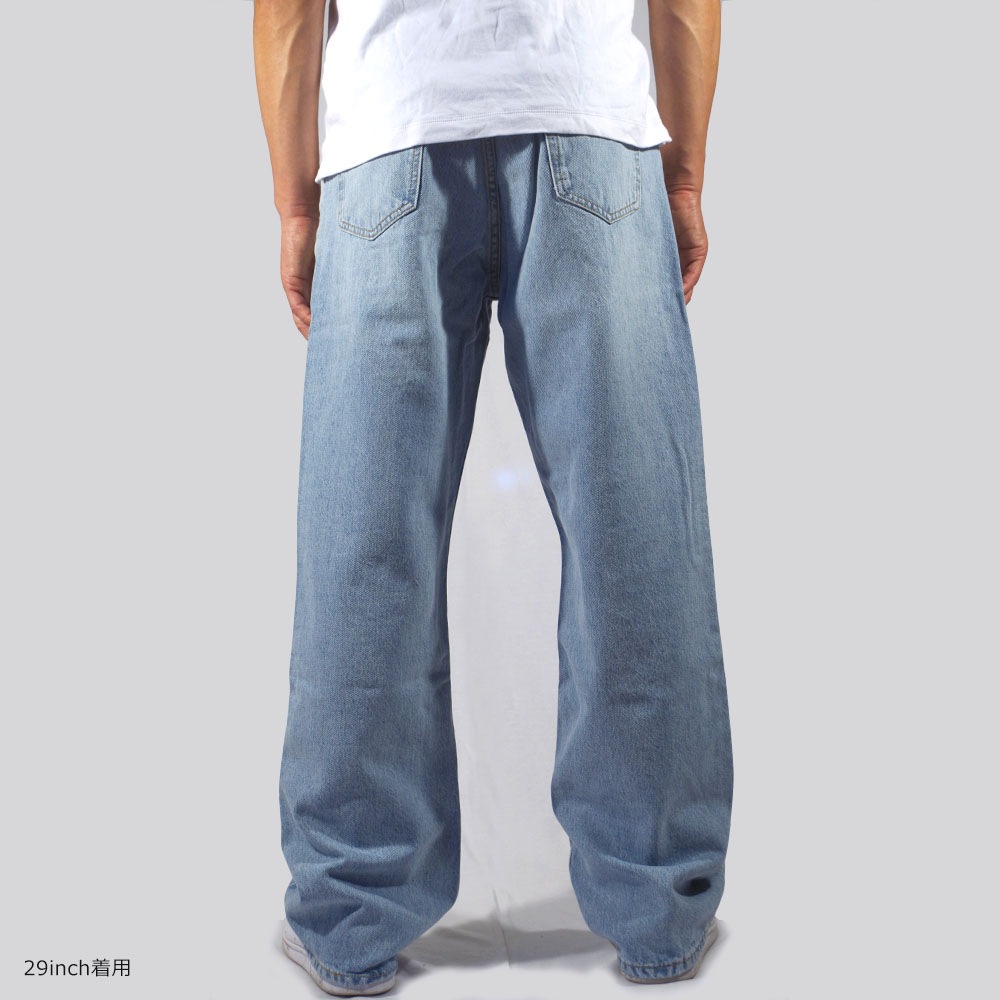 DR DENIM ドクターデニム OMAR Wide Straight Stream Light Fade ワイドストレート