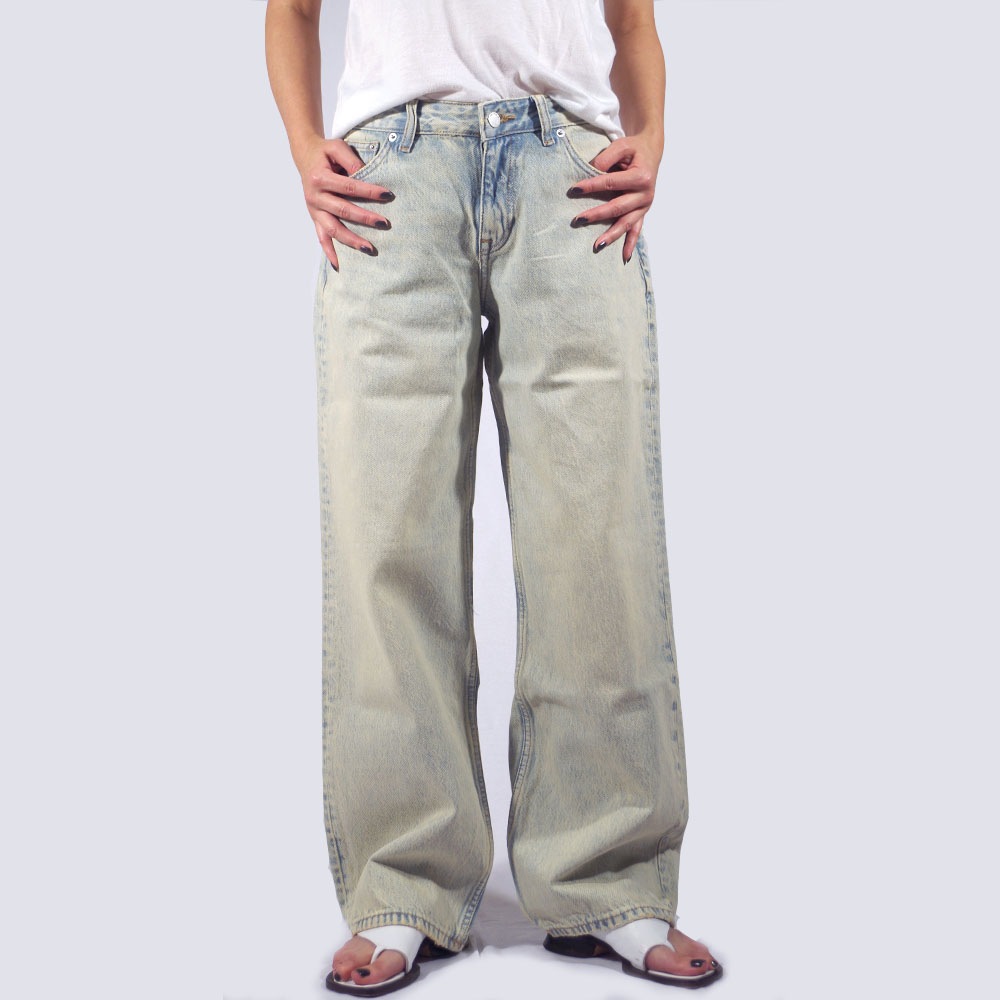 DR DENIM （ドクターデニム） HILL Low Rise Relaxed Wide Straight Stream Pale Vintage リラックスワイドストレート
