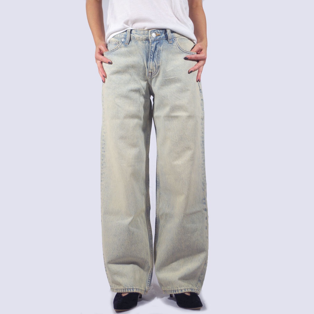 DR DENIM （ドクターデニム） HILL Low Rise Relaxed Wide Straight Stream Pale Vintage リラックスワイドストレート