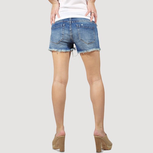 BLANK NYC（ブランクニューヨークシティー） LITTLE QUEENIE CUT OFF SHORT No Tell Motel デニムショートパンツ