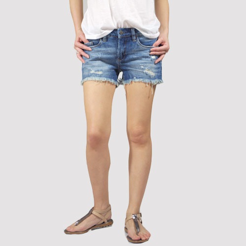 BLANK NYC（ブランクニューヨークシティー） LITTLE QUEENIE CUT OFF SHORT No Tell Motel デニムショートパンツ