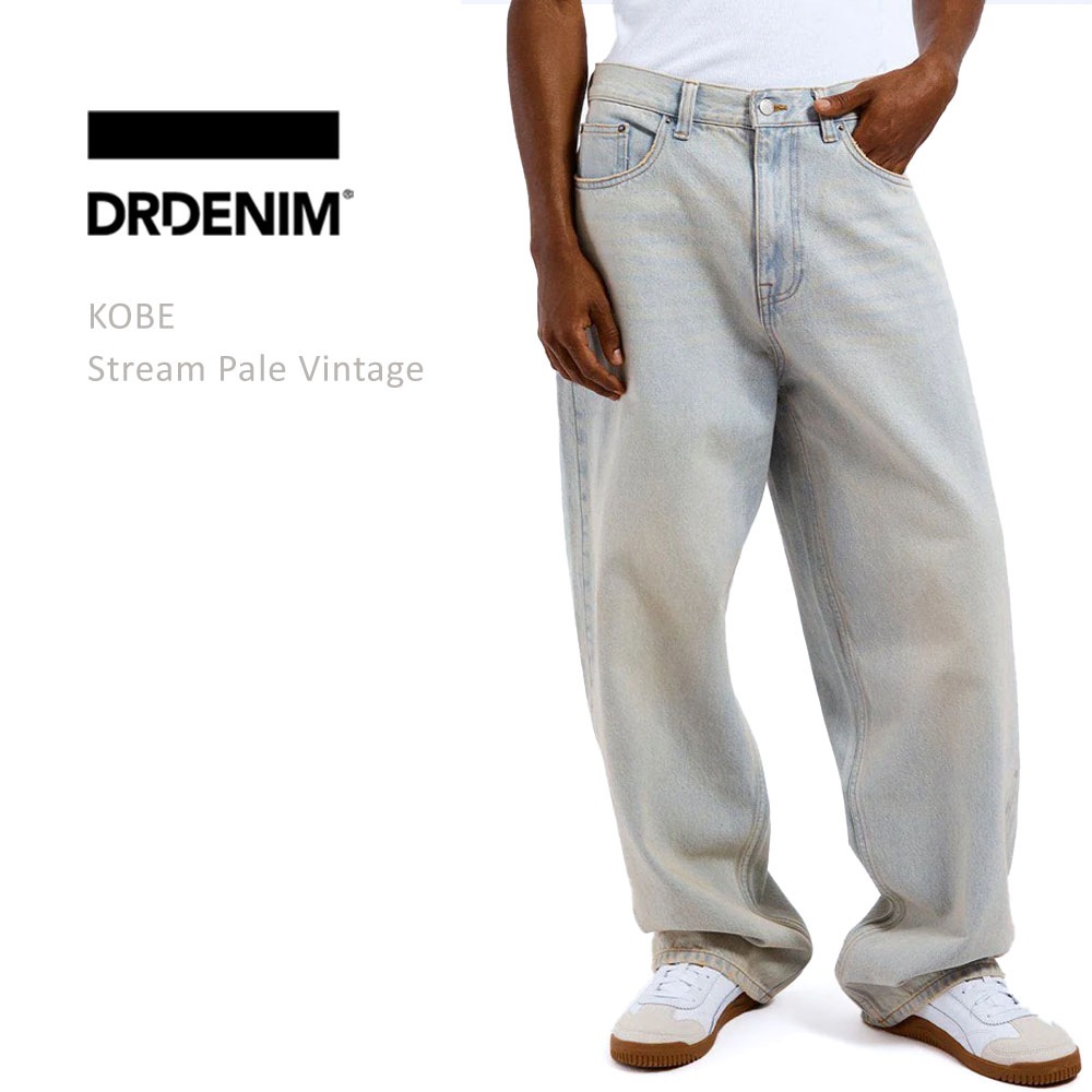 DR DENIM ドクターデニム  KOBE Stream Pale Vintage ワイドデニム