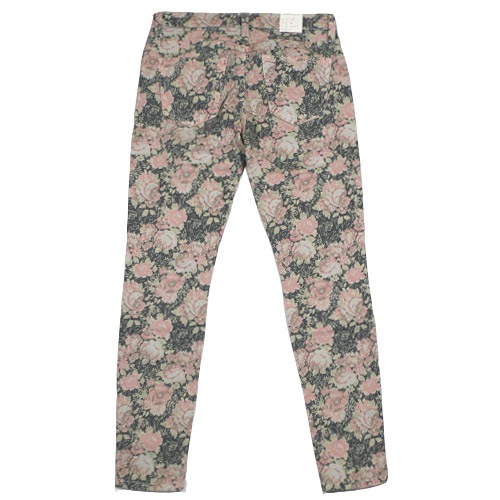 Current Elliott（カレントエリオット） THE STILETTO Phoenix Floral スキニーデニム