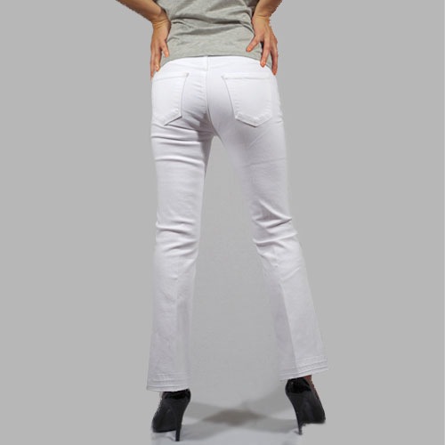 J Brand （ジェイブランド・ジェーブランド） SELENA MID RISE CROP BOOT Blanc ブーツカットデニム J brand ジーンズ セレナ クロップド デニム 水色 selena - メルカリ