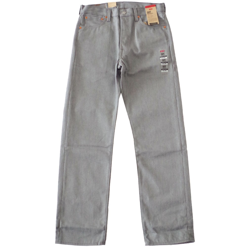 Levi's（リーバイス） 501 ORIGINAL SHRINK-TO-FIT Silver Rigid ストレートデニム