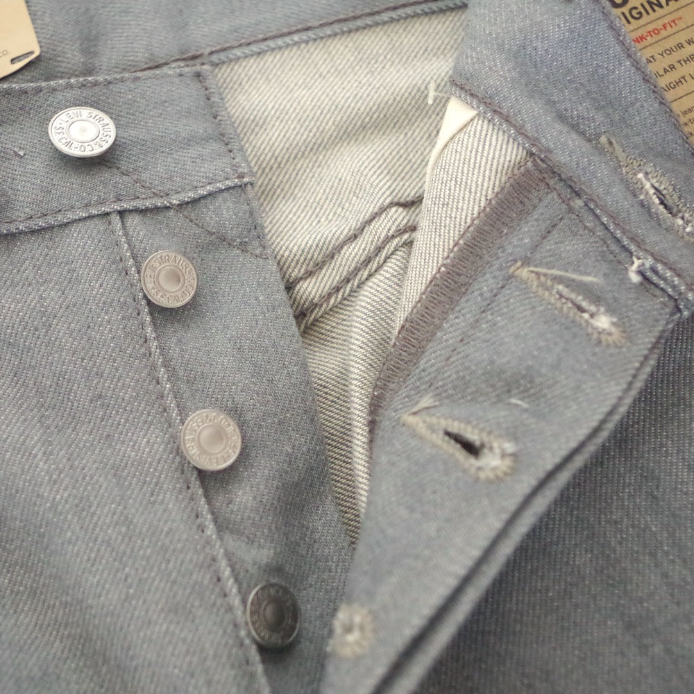 Levi's（リーバイス） 501 ORIGINAL SHRINK-TO-FIT Silver Rigid ストレートデニム