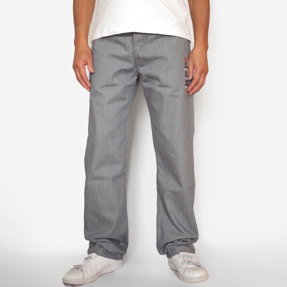 Levi's（リーバイス） 501 ORIGINAL SHRINK-TO-FIT Silver Rigid ストレートデニム