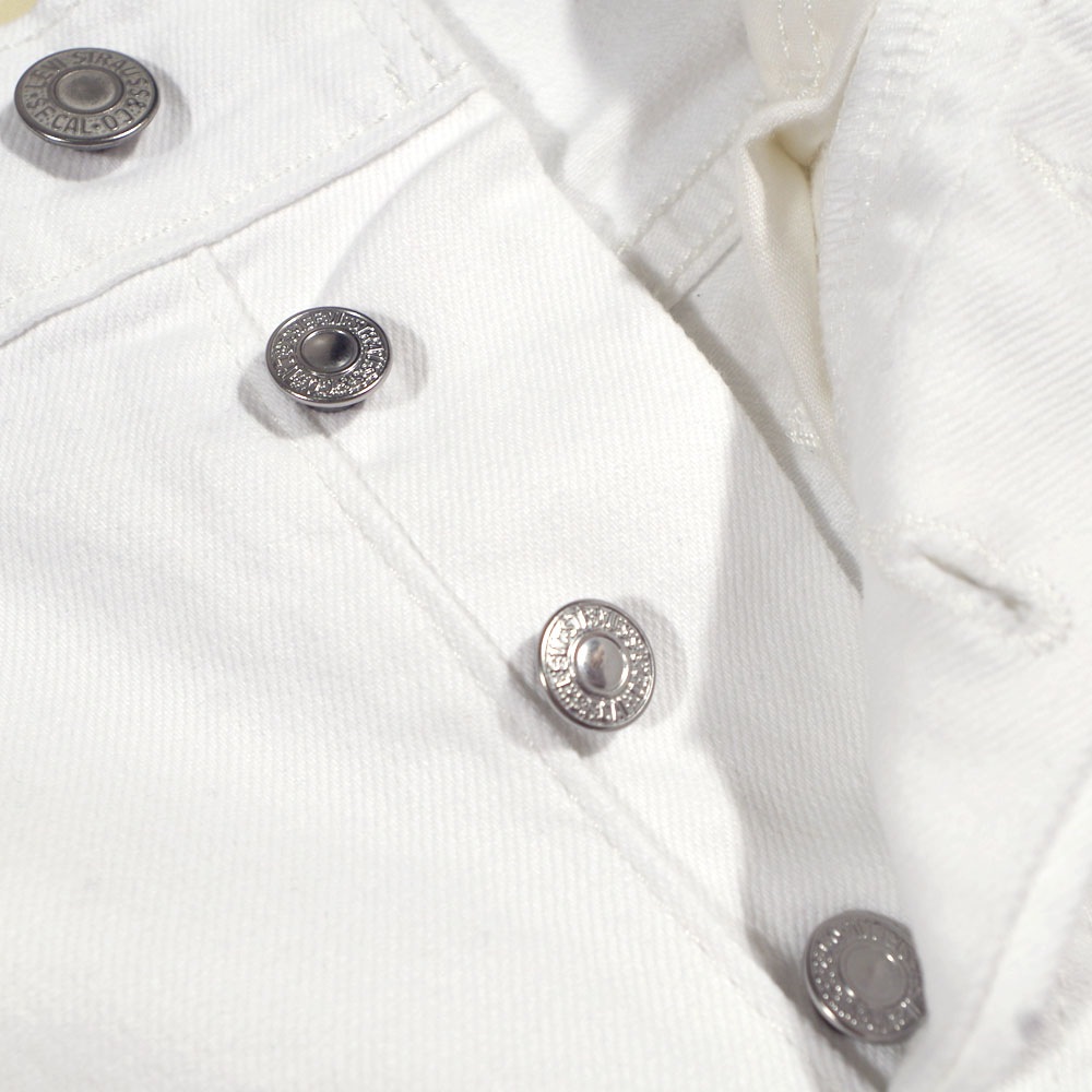 Levi's (リーバイス) WEDGIE STRAIGHT White Stonewash ホワイト ストレート