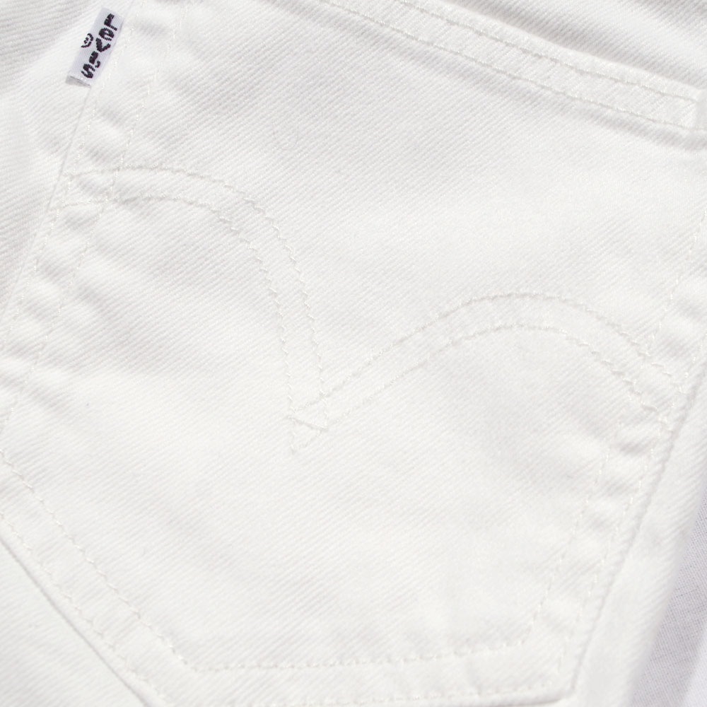 Levi's (リーバイス) WEDGIE STRAIGHT White Stonewash ホワイト ストレート