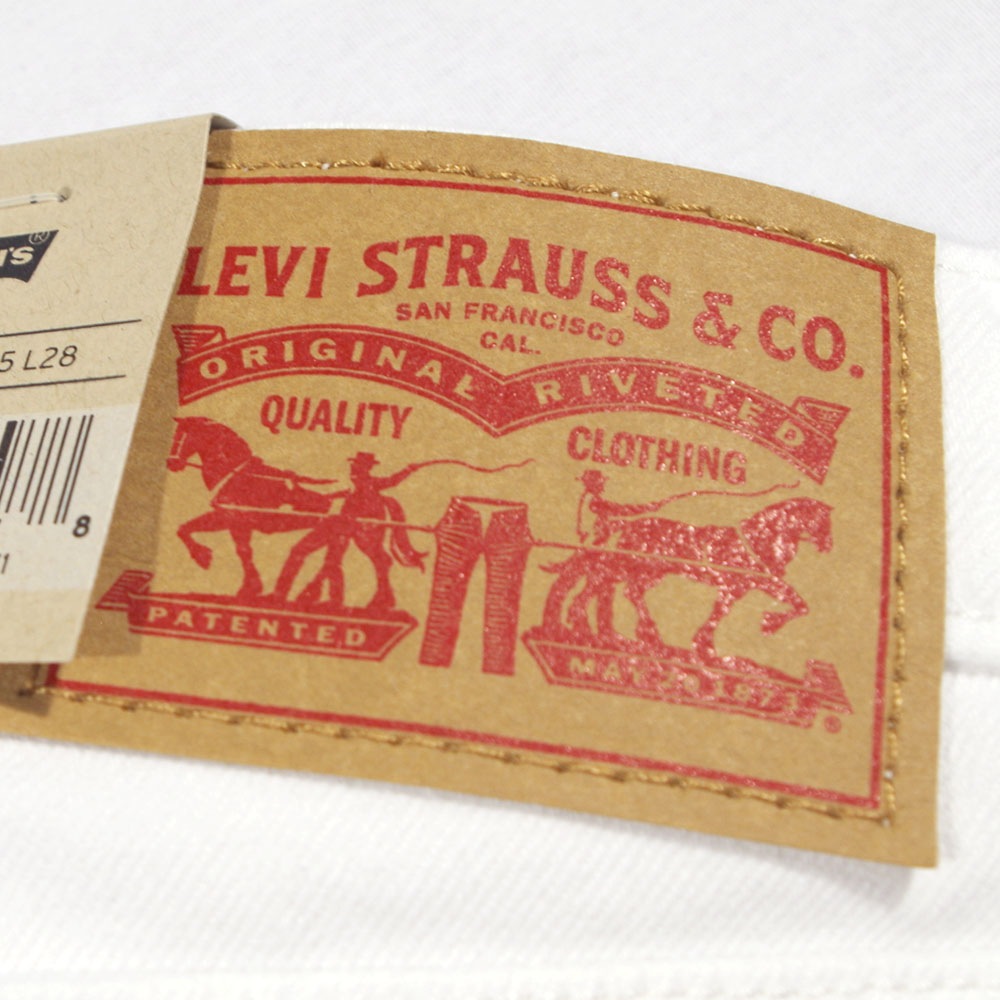 Levi's (リーバイス) WEDGIE STRAIGHT White Stonewash ホワイト ストレート